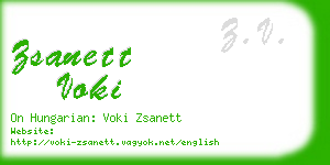 zsanett voki business card